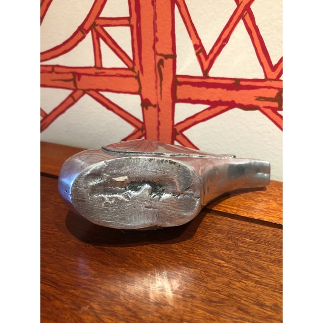 Vintage Silver Swan Figurine For Sale - Image 4 of 5