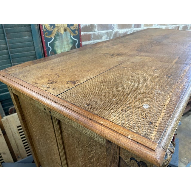 Antique Continental Flemish Renaissance Oak Buffet For Sale - Image 10 of 12