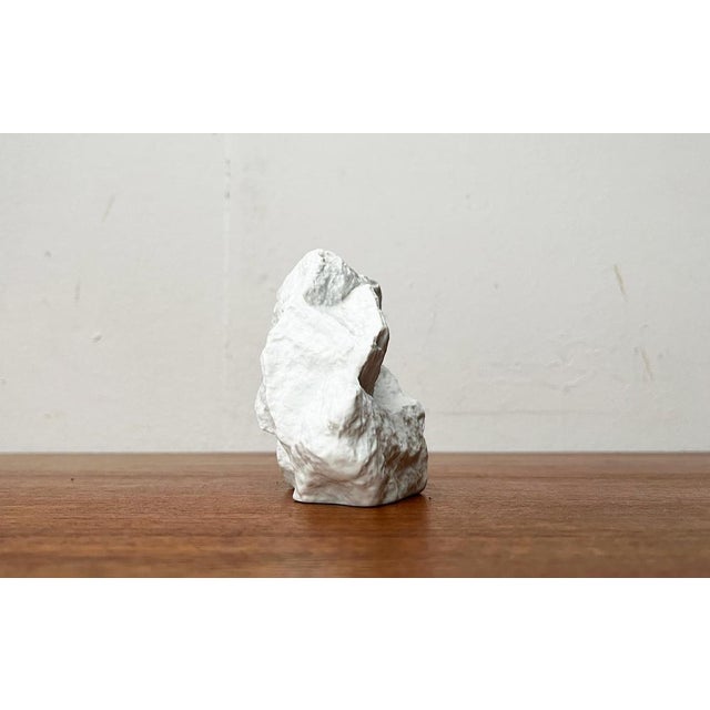 Vintage German White Porcelain Rock Vase from KPM Royal Porzellan, 1970s For Sale - Image 3 of 18