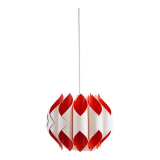Mid Century Modern 1970's Pyrola Pendant by Hannelore Dreutler for Atelje Litkan For Sale