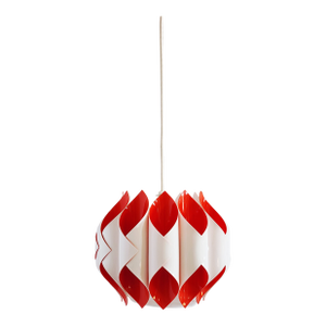 Mid Century Modern 1970's Pyrola Pendant by Hannelore Dreutler for Atelje Litkan