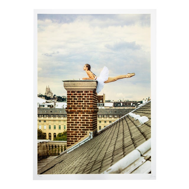 JR, Ballet on the Rooftops of Paris, 2022, Lithograph For Sale
