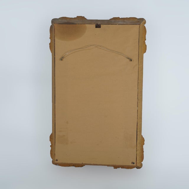 Antique American Empire Classical First Finish Wall Mirror, Circa 1840 For Sale - Image 10 of 11