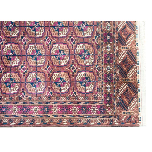Early 20th Century Persian Tekeh Rug For Sale - Image 10 of 13