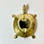 1960s Vintage Coastal Hollywood Regency Boho Chic Brass Turtle Ashtray For Sale - Image 9 of 11