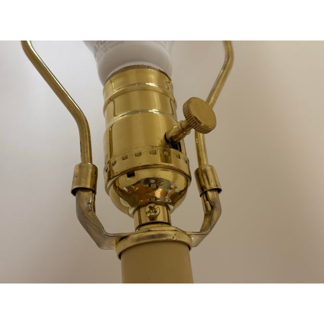 Vintage Frederick Cooper Neoclassical Brass Dolphin Table Lamps - Pair For Sale In San Francisco - Image 6 of 12