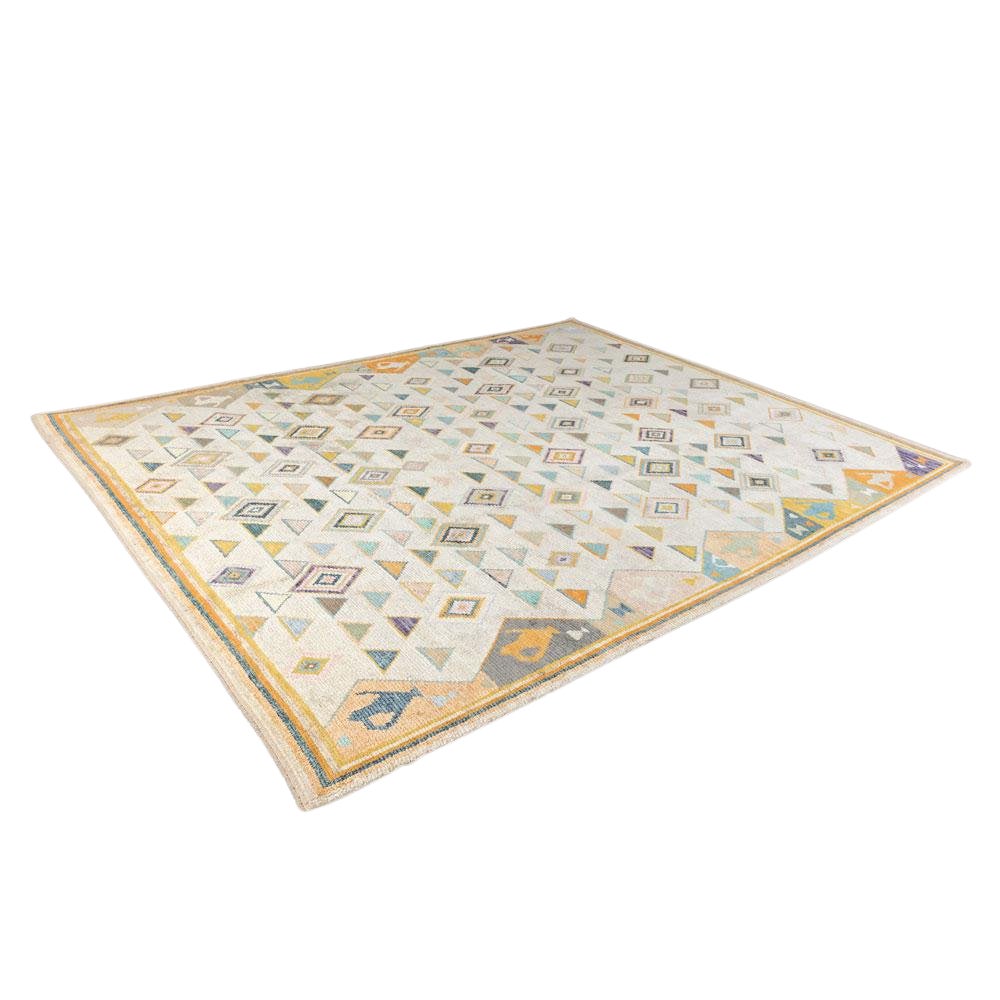 Modern Green Oushak Area Rug 8 X10 Chairish