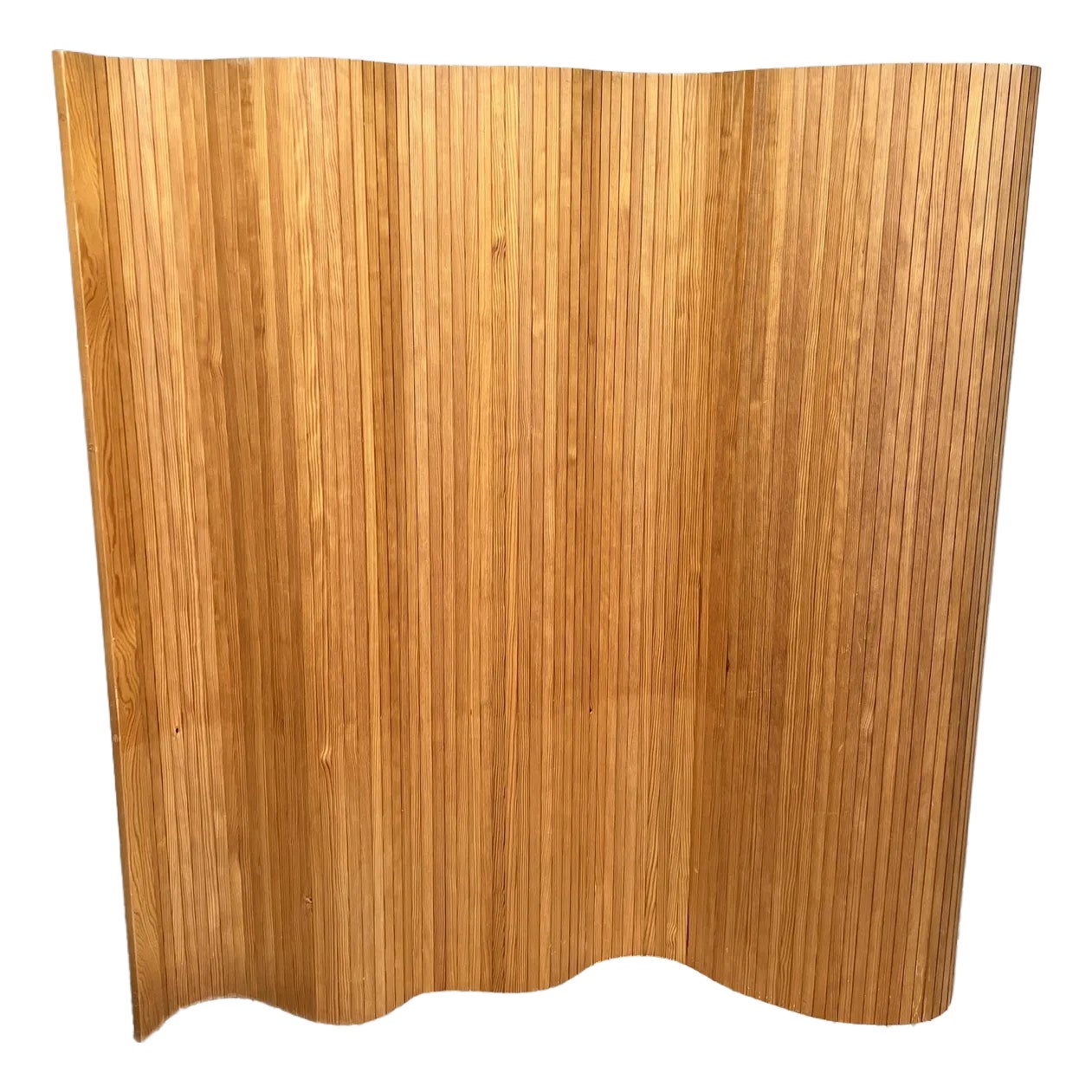 Vintage Screen 100 in Pinewood by Alvar Aalto, 1969 | Chairish