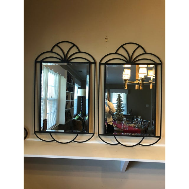 Mid-Century Modern Mirrors - a Pair | Chairish