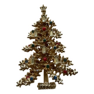 Christmas Tree Pin Signed Art For Sale