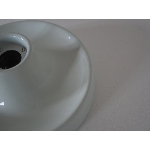 Mid-Century Modern Italian White Flush Mount from Tronconi, 1970s For Sale - Image 11 of 13