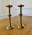 Arts and Crafts Brass Candleholders, 1980s, Set of 2 For Sale - Image 6 of 6