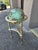 Beautiful floor stand in brass with a compas and stunning gemstone set globe.
