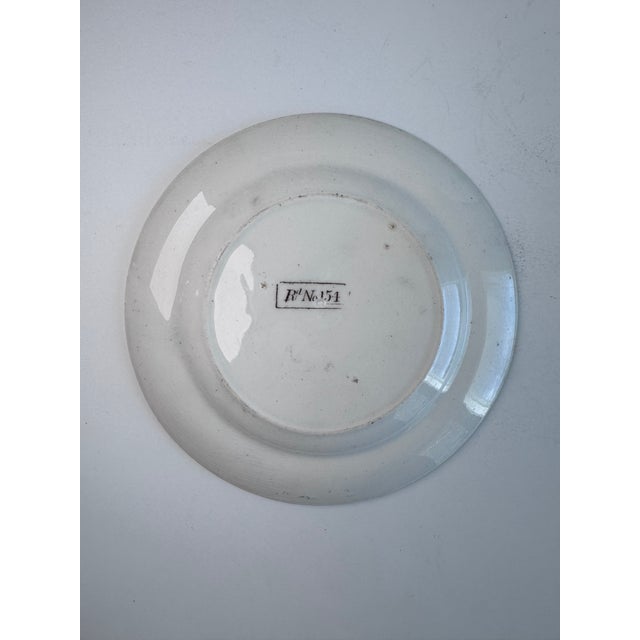 Ceramic Antique Staffordshire ABC's Plate For Sale - Image 7 of 8