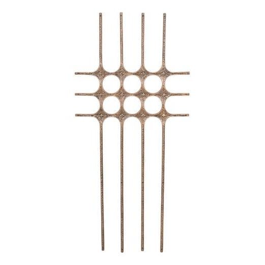 Metal Casted Door Fixture Surface Relief, 1980s For Sale - Image 7 of 7