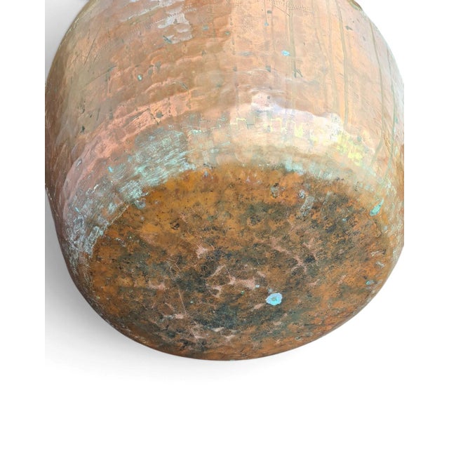 Large Egyptian Jug in Hand-Hammered Copper, 1940s For Sale - Image 11 of 13