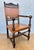 Traditional Spanish Renaissance Revival Leather Armchair, Early 20th Century For Sale - Image 3 of 10