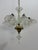 Six-Light Chandelier in Murano Glass and Brass in the style of Seguso, 1940 For Sale - Image 6 of 11