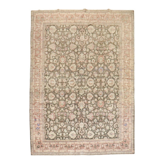 Mid 20th Century Brown Turkish Sivas Rug For Sale