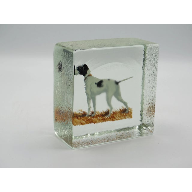 Hand Painted Dog Paperweight Bookend For Sale - Image 6 of 8