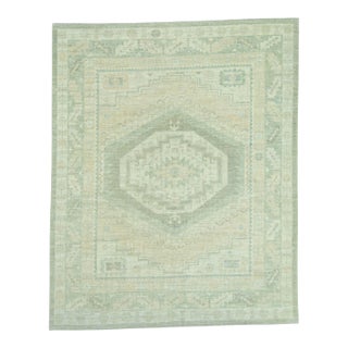 Turkish Oushak Rug 8' x 9'10" #19252 For Sale