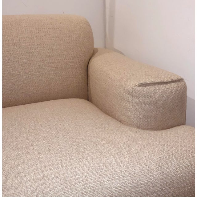 Contemporary Organic Modern Oatmeal Sofa For Sale - Image 3 of 6