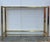 Mid-Century Modern Set of Brass Side Table and End Console Table with Glass For Sale - Image 13 of 18