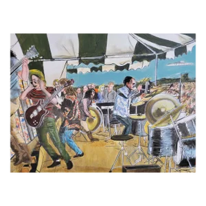 Greatful Dead Live Rock Concert Painting