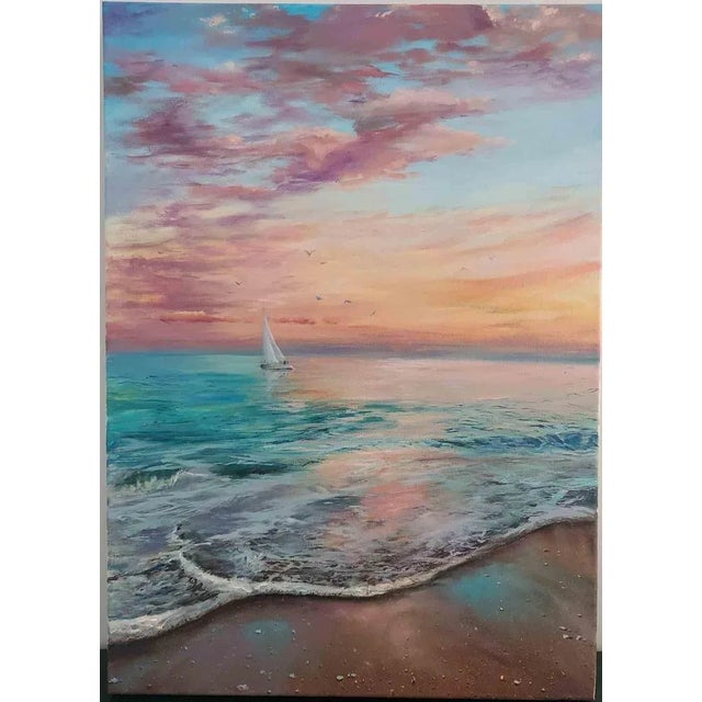 Oil painting on canvas by Elena Mardashova, 70x50 cm., realized in 2022. Excellent condition. This piece is attributed to...