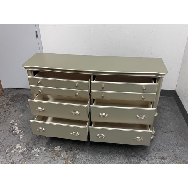Champagne Benjara Champagne Metallic Dresser For Sale - Image 8 of 12