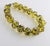 Green Angela Caputi Olive Green Resin Jeweled Choker Necklace For Sale - Image 8 of 11