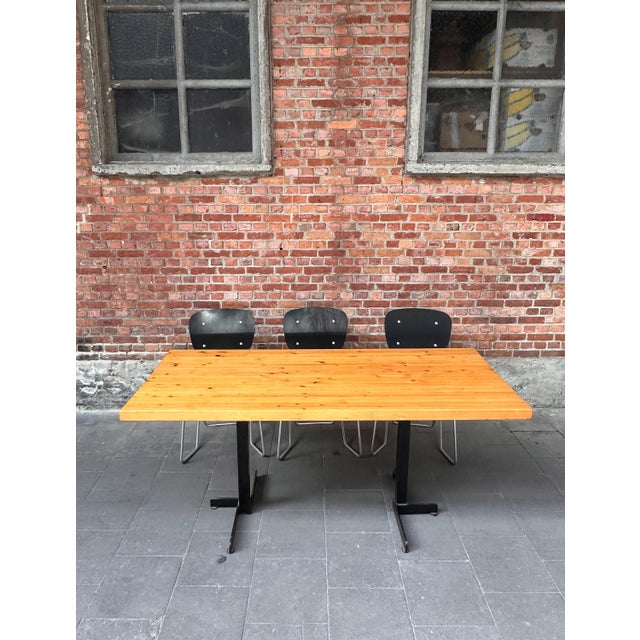 Charlotte Perriand Dining Table by Charlotte Perriand for Les Arcs, France, 1960s For Sale - Image 4 of 18