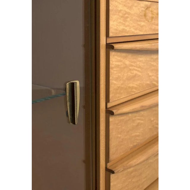 Metal Vintage Blond Sideboard, 1950s For Sale - Image 7 of 13