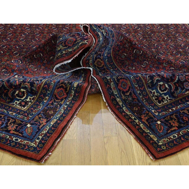1920 Vintage Persian Bidjar Full Pile Rug For Sale - Image 4 of 13