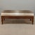 Auburn Antique French Louis XVI Style Mahogany Upholstered Bench For Sale - Image 8 of 15