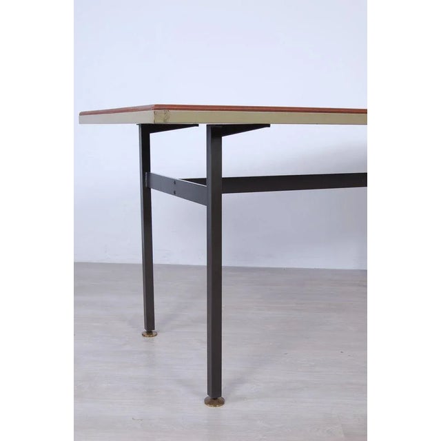 Italian Table and Office Chairs from Trau, 1960s, Set of 5 For Sale - Image 14 of 18