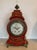 20th Century Red Lacquered Wooden Cartel Clock with Chinese Decoration For Sale - Image 12 of 13
