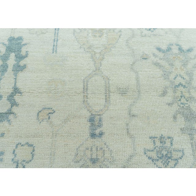 Turkish Turkish Oushak Rug 4' x 6'3" #19258 For Sale - Image 3 of 8