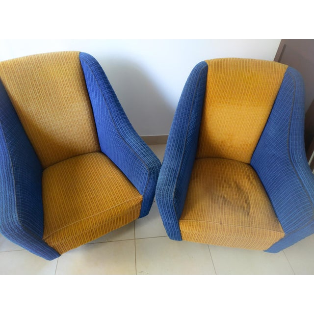 1960s Set of Mid-Century Modern Armchairs in the style of Munari, 1960s For Sale - Image 5 of 10