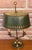 Antique French Bouilette Brass Metal Shade Table Lamp, 1930s For Sale - Image 14 of 14