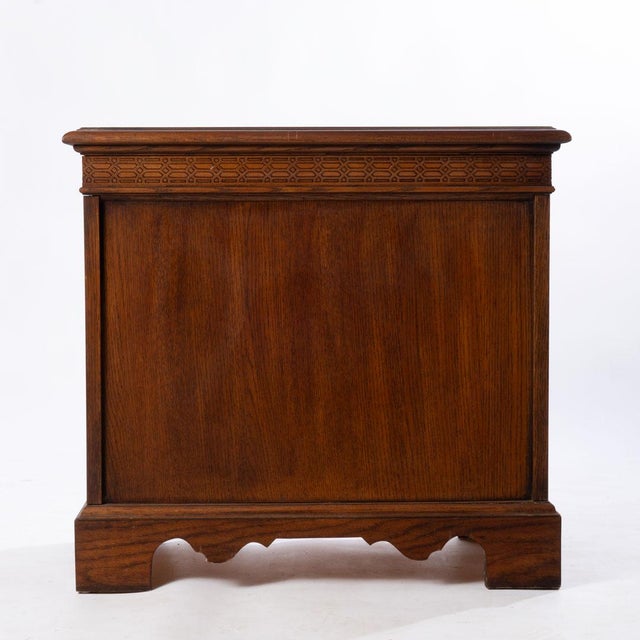 Wood Mid 20th Century Small Quality Four Drawer Chest For Sale - Image 7 of 8