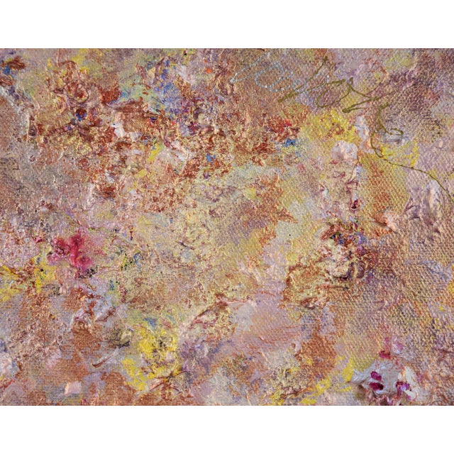 Metallic Skies - Textured Abstract on Canvas by Judith W Winslow For Sale - Image 4 of 6
