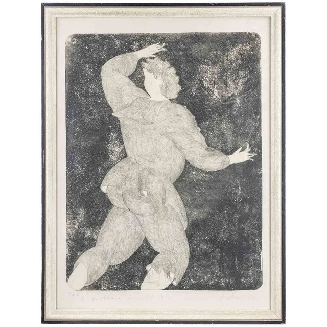Sandro Chia, Running Boy with Strange Fingers, Etching, 1981 For Sale - Image 6 of 6
