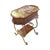 Paint One-of-a-Kind Vintage Accent Table With 18k Gold Foil, Hand-Painted Floral & Bird Motif For Sale - Image 7 of 10