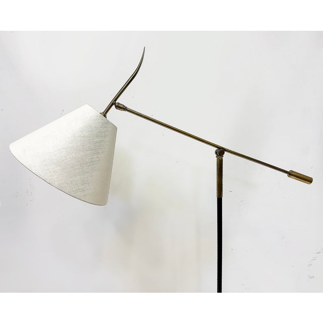 1950s 1950s Maison Lunel Pendulum Floor Lamps, 2 Available For Sale - Image 5 of 12