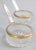 Mid 20th Century Vintage French Cut Crystal Condiment Sauce Handled Dishes - a Pair For Sale - Image 5 of 6