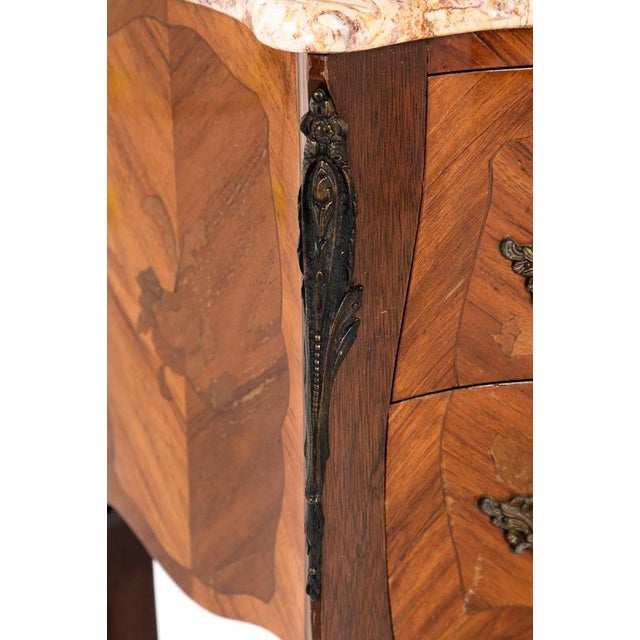 Louis XV Marquetry Bedside Cabinets, Set of 2 For Sale - Image 12 of 16