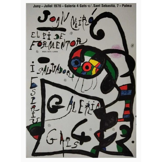 1970s Joan Miro, Centenary of the Center Excursionista de Catalunya, 1976, Lithograph, Framed For Sale - Image 5 of 5