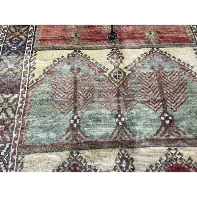 Textile Antique Charming Oushak Gallery Carpet, 5'4" X 12'9" For Sale - Image 7 of 10