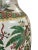 1980s Palace Size Famille Verte-Style Porcelain Floor Vase For Sale - Image 5 of 9